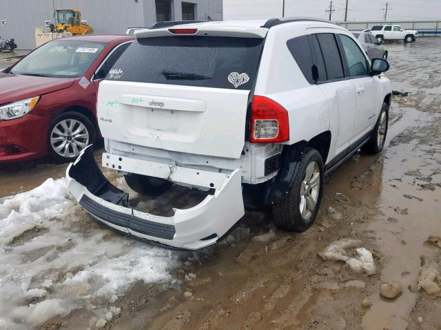 1C4NJDBB9CD635367 - 2012 JEEP COMPASS SP WHITE photo 4