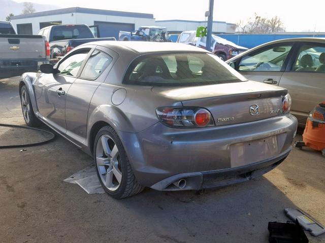 JM1FE173640116147 - 2004 MAZDA RX8 GRAY photo 3