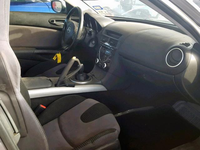 JM1FE173640116147 - 2004 MAZDA RX8 GRAY photo 9