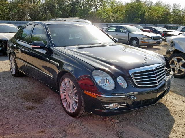 WDBUF56X58B213767 - 2008 MERCEDES-BENZ E 350 BLACK photo 1