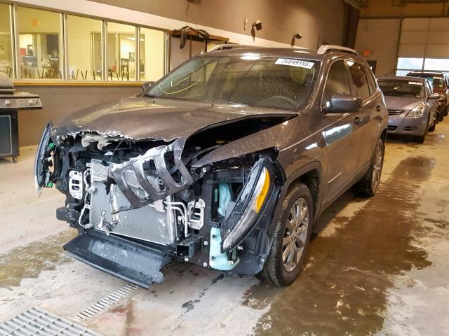 1C4PJLDX8JD520011 - 2018 JEEP CHEROKEE L GRAY photo 2