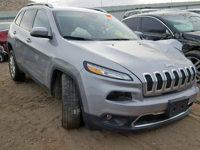 1C4PJMDB8HW515125 - 2017 JEEP CHEROKEE L SILVER photo 1