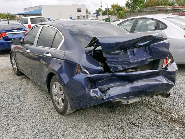 1HGCP26449A039522 - 2009 HONDA ACCORD LXP BLUE photo 3