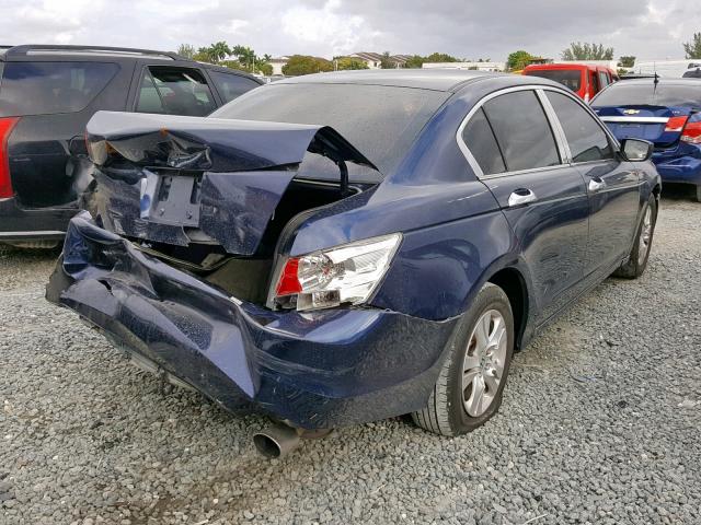 1HGCP26449A039522 - 2009 HONDA ACCORD LXP BLUE photo 4