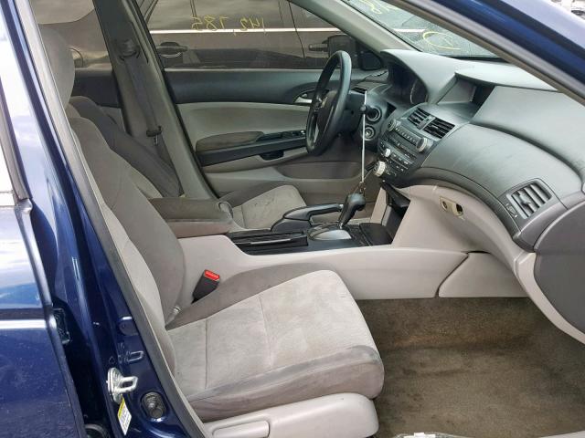 1HGCP26449A039522 - 2009 HONDA ACCORD LXP BLUE photo 5