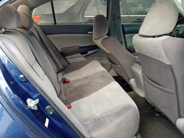 1HGCP26449A039522 - 2009 HONDA ACCORD LXP BLUE photo 6