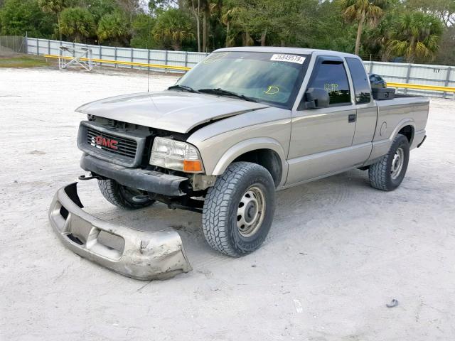 1GTDT19W028225688 - 2002 GMC SONOMA GRAY photo 2