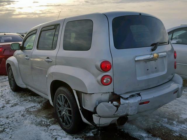 3GNDA13D77S606215 - 2007 CHEVROLET HHR LS SILVER photo 3