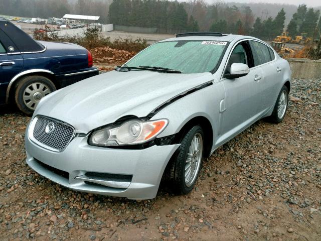 SAJWA05B49HR04595 - 2009 JAGUAR XF LUXURY SILVER photo 2