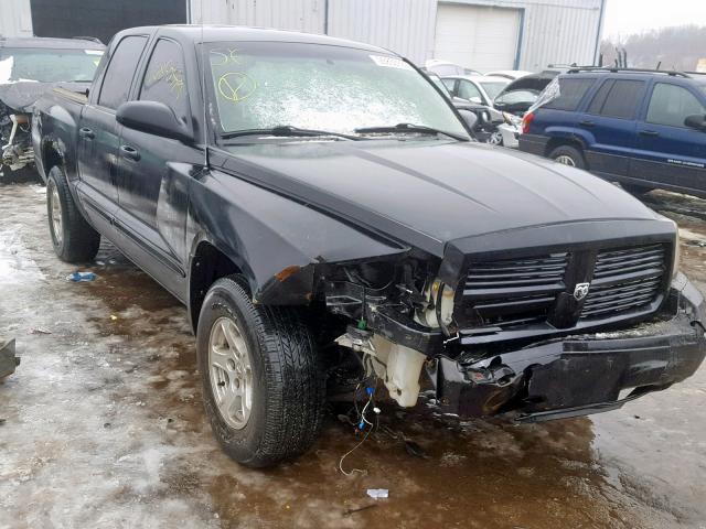 1D7HW48NX6S712026 - 2006 DODGE DAKOTA QUA BLACK photo 1