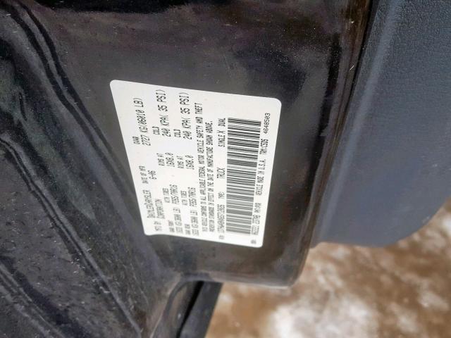 1D7HW48NX6S712026 - 2006 DODGE DAKOTA QUA BLACK photo 10