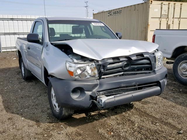 5TENX22N26Z240441 - 2006 TOYOTA TACOMA GRAY photo 1