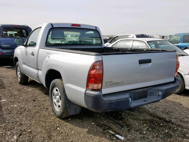 5TENX22N26Z240441 - 2006 TOYOTA TACOMA GRAY photo 3