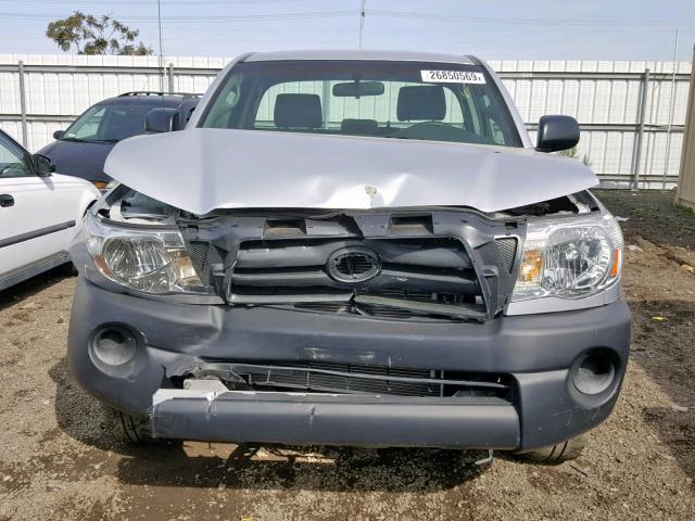 5TENX22N26Z240441 - 2006 TOYOTA TACOMA GRAY photo 9