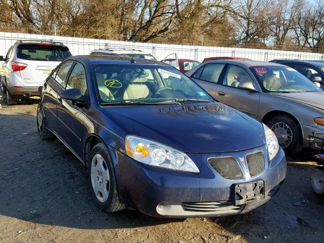 1G2ZF57B884222708 - 2008 PONTIAC G6 VALUE L BLUE photo 1