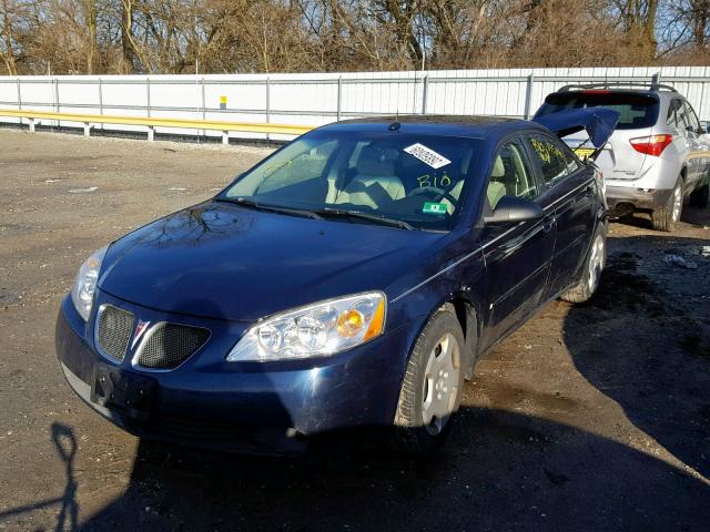 1G2ZF57B884222708 - 2008 PONTIAC G6 VALUE L BLUE photo 2