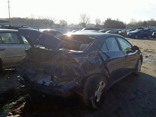 1G2ZF57B884222708 - 2008 PONTIAC G6 VALUE L BLUE photo 4