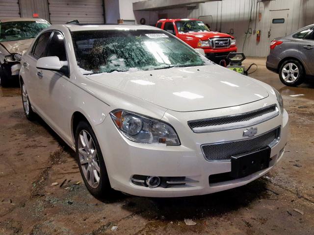 1G1ZE5E75BF145619 - 2011 CHEVROLET MALIBU LTZ WHITE photo 1