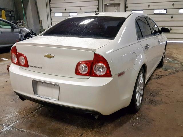 1G1ZE5E75BF145619 - 2011 CHEVROLET MALIBU LTZ WHITE photo 4