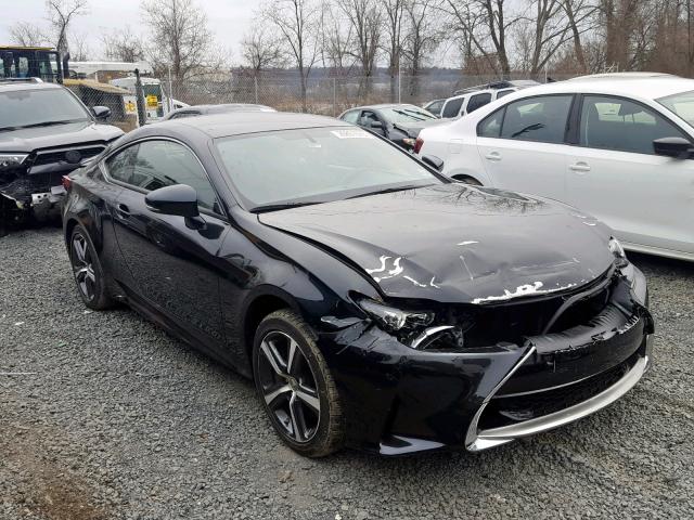 JTHSM5BCXH5003468 - 2017 LEXUS RC 300 BLACK photo 1