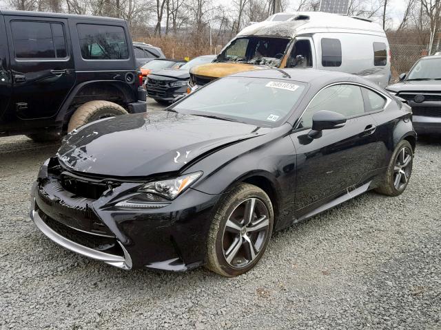 JTHSM5BCXH5003468 - 2017 LEXUS RC 300 BLACK photo 2