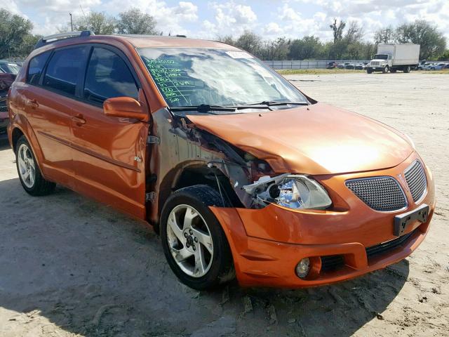 5Y2SL63815Z401452 - 2005 PONTIAC VIBE ORANGE photo 1