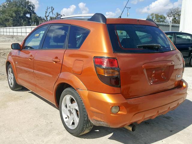 5Y2SL63815Z401452 - 2005 PONTIAC VIBE ORANGE photo 3