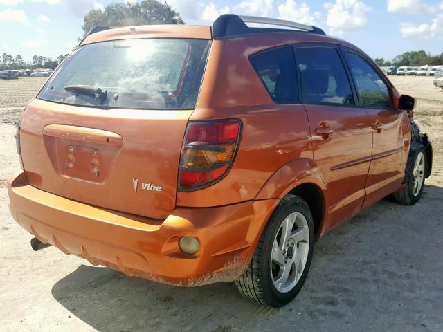 5Y2SL63815Z401452 - 2005 PONTIAC VIBE ORANGE photo 4