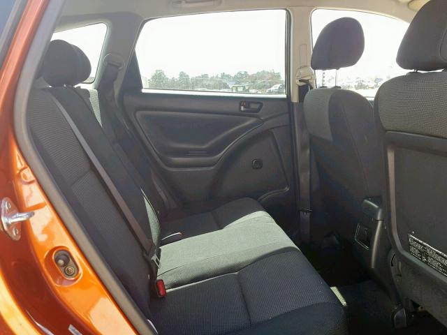 5Y2SL63815Z401452 - 2005 PONTIAC VIBE ORANGE photo 6