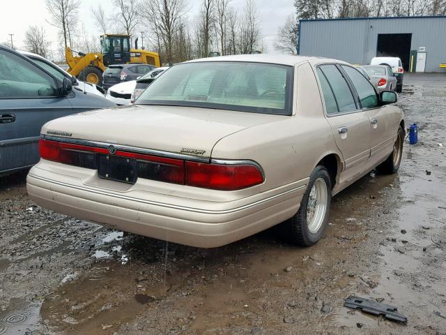 2MELM74W1VX722285 - 1997 MERCURY GRAND MARQ GOLD photo 4