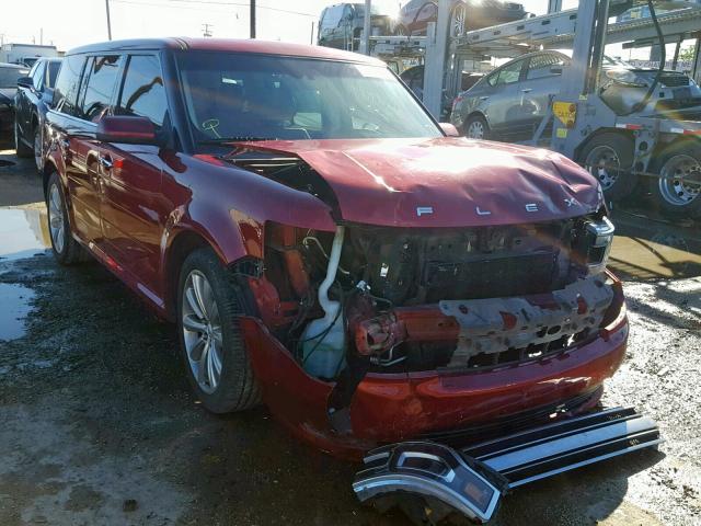 2FMHK6DT2DBD13040 - 2013 FORD FLEX LIMIT RED photo 1