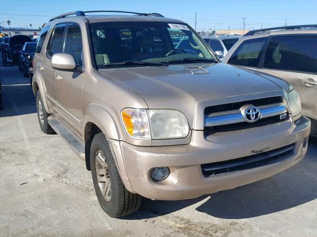 5TDZT38A05S239176 - 2005 TOYOTA SEQUOIA LI GOLD photo 1