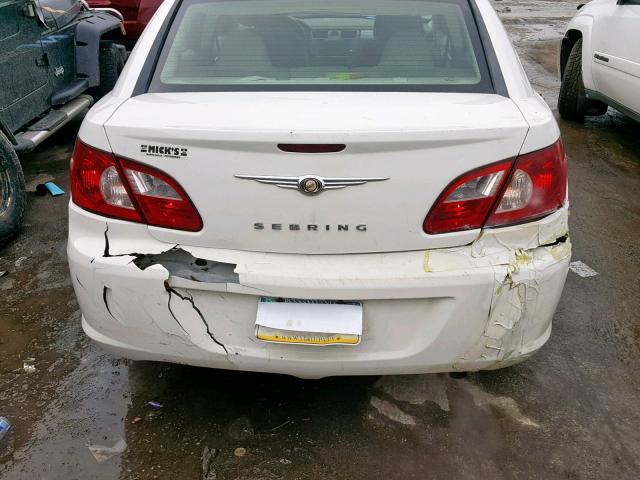 1C3LC56K67N523616 - 2007 CHRYSLER SEBRING TO WHITE photo 9