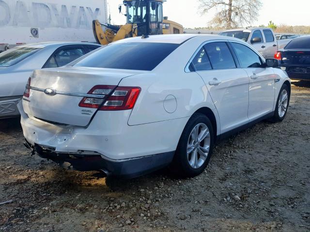 1FAHP2E95DG146253 - 2013 FORD TAURUS SEL WHITE photo 4