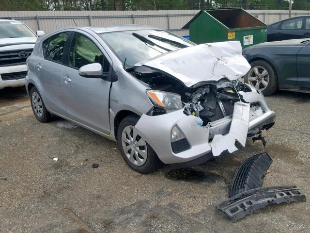 JTDKDTB31E1080271 - 2014 TOYOTA PRIUS C SILVER photo 1