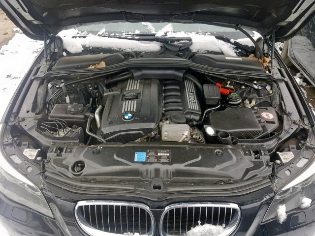 WBANV1C55ABZ45422 - 2010 BMW 528 XI BLACK photo 7