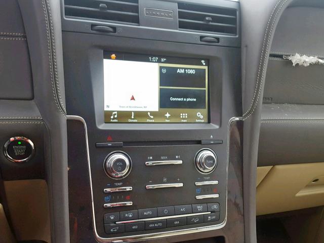 5LMJJ2LT6GEL06645 - 2016 LINCOLN NAVIGATOR 勃艮第红 照片 9