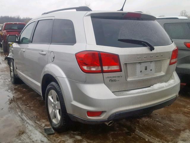 3C4PDCBG3CT151372 - 2012 DODGE JOURNEY SX SILVER photo 3