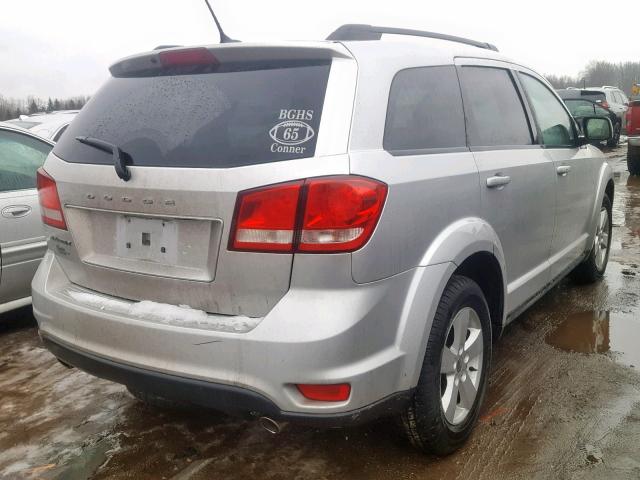 3C4PDCBG3CT151372 - 2012 DODGE JOURNEY SX SILVER photo 4