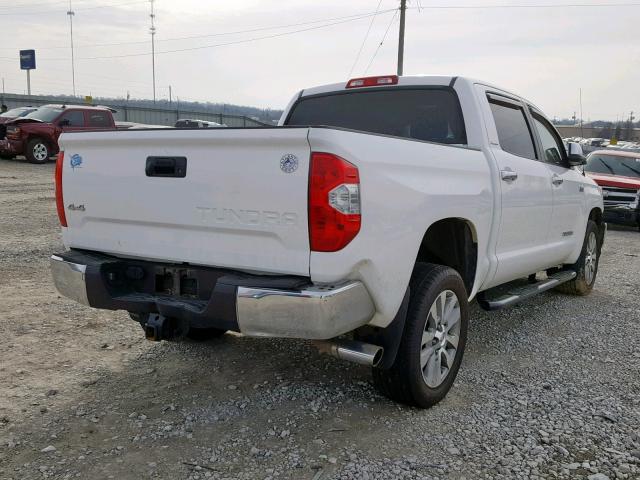 5TFHW5F1XFX435591 - 2015 TOYOTA TUNDRA CRE WHITE photo 4