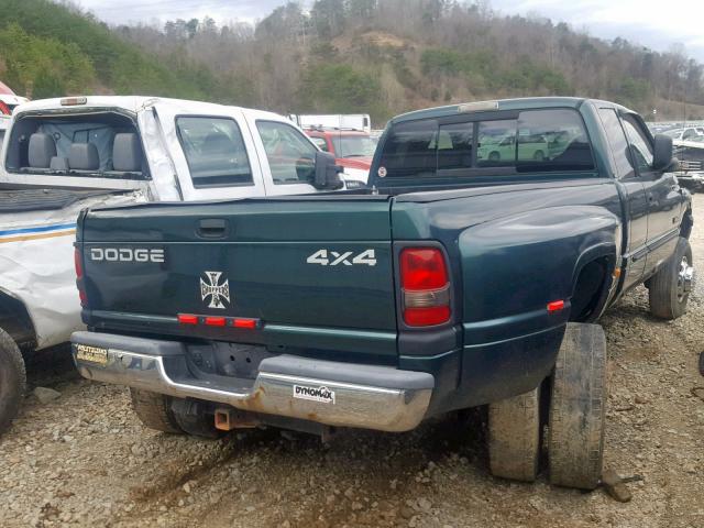 1B7MF33791J544888 - 2001 DODGE RAM 3500 GREEN photo 4