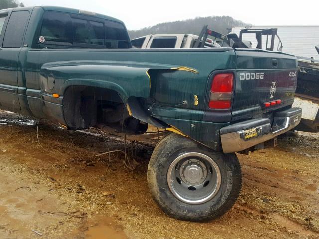 1B7MF33791J544888 - 2001 DODGE RAM 3500 GREEN photo 9