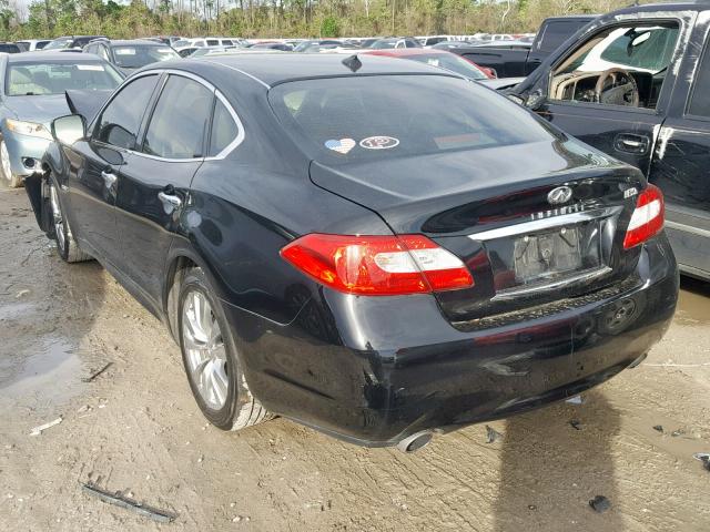 JN1EY1AP2CM910961 - 2012 INFINITI M35H BLACK photo 3