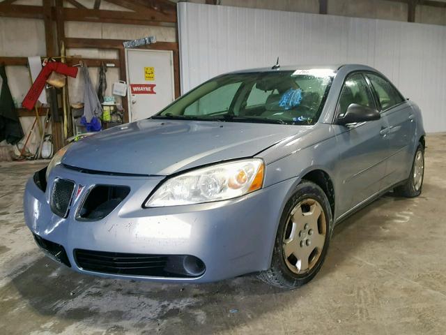 1G2ZF57B784116234 - 2008 PONTIAC G6 VALUE L BLUE photo 2