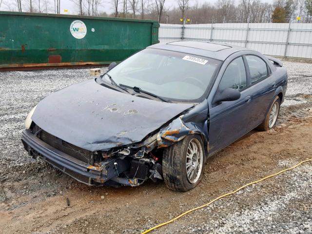 1C3EL46X52N154335 - 2002 CHRYSLER SEBRING LX BLACK photo 2