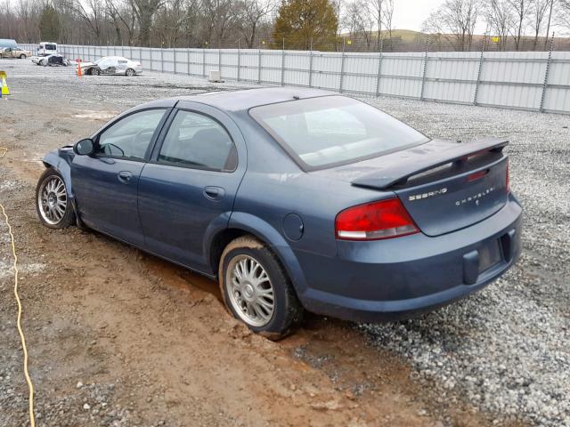 1C3EL46X52N154335 - 2002 CHRYSLER SEBRING LX BLACK photo 3