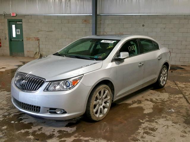 1G4GJ5G35DF199974 - 2013 BUICK LACROSSE T SILVER photo 2