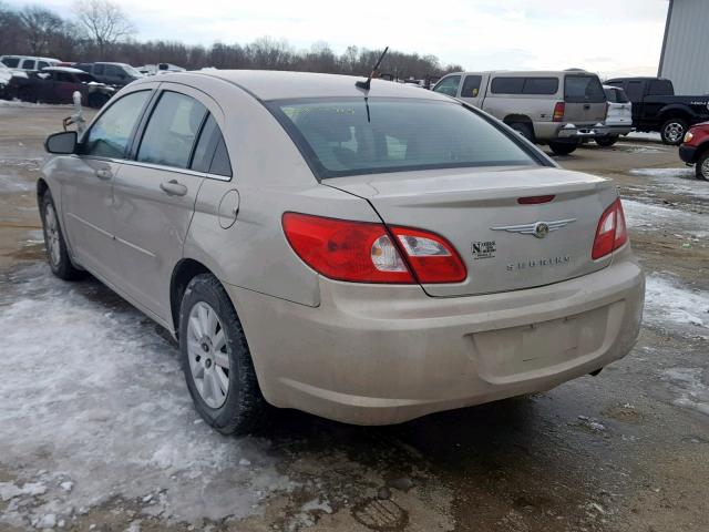 1C3LC46K68N226762 - 2008 CHRYSLER SEBRING LX GOLD photo 3