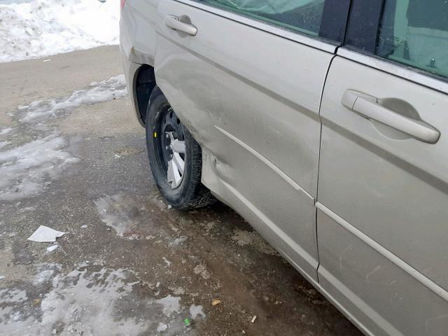 1C3LC46K68N226762 - 2008 CHRYSLER SEBRING LX GOLD photo 9