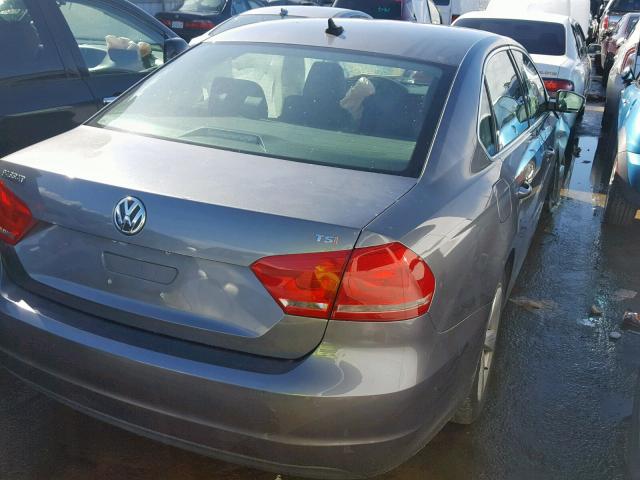 1VWAT7A3XFC085785 - 2015 VOLKSWAGEN PASSAT S GRAY photo 4